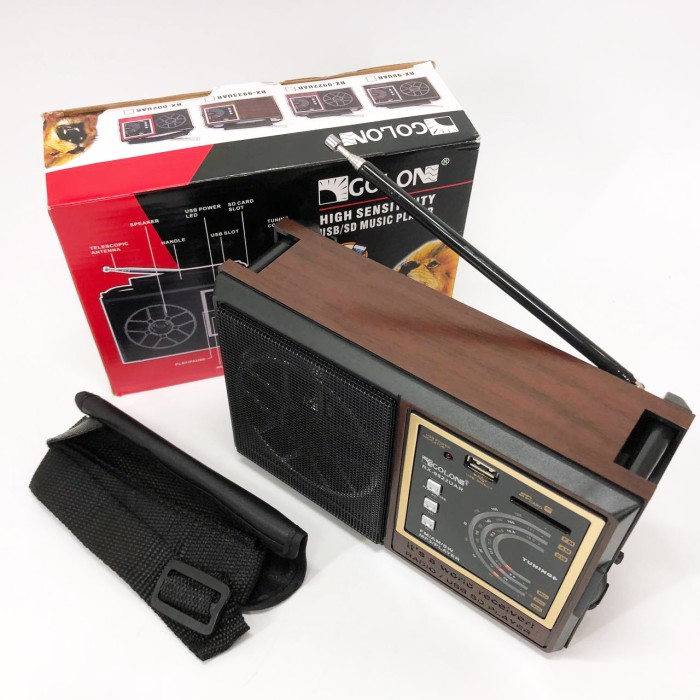 Радіоприймач з гарною якістю прийому GOLON, Радіо з флешкою am радіоприймач, Приймач фм радіо RS-58
