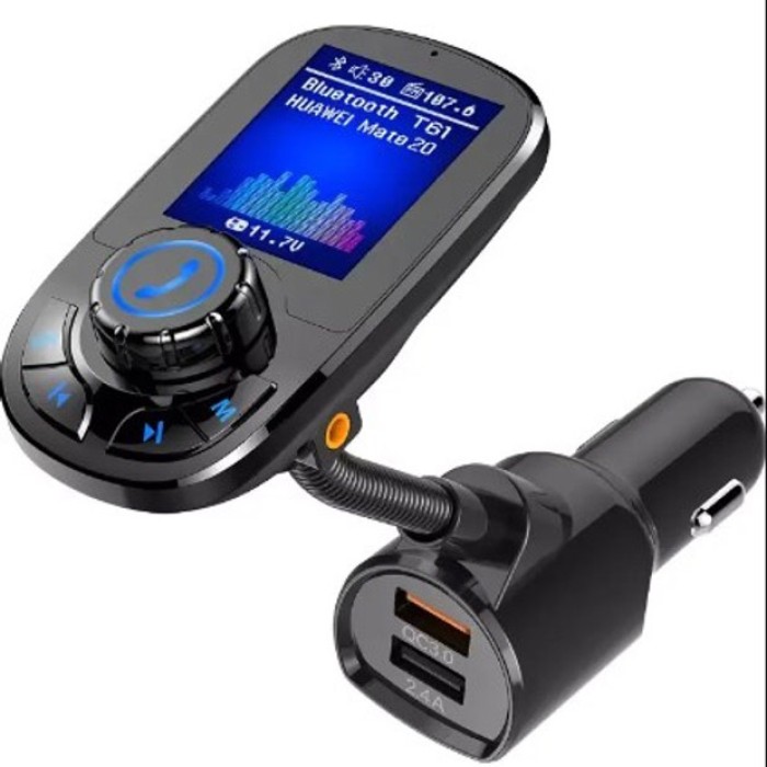 Модулятор музики в машину A30 Bluetooth, Fm блютуз трансмітер, Mp3 bluetooth usb MI-287 fm модуль