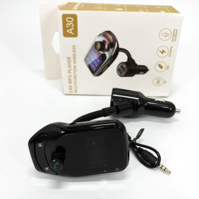Модулятор музики в машину A30 Bluetooth, Fm блютуз трансмітер, Mp3 bluetooth usb MI-287 fm модуль
