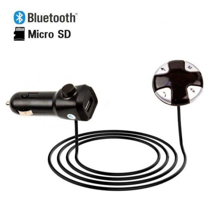 Bluetooth передавач для авто, Fm-модулятор на прикурювач в машині, Bluetooth через прикурювач ZX-96
