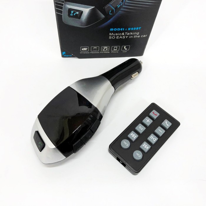 FM модулятор в прикурювач авто MP3 Bluetooth H20+BT, Трансмітер для музики NF-815 в автомобіль