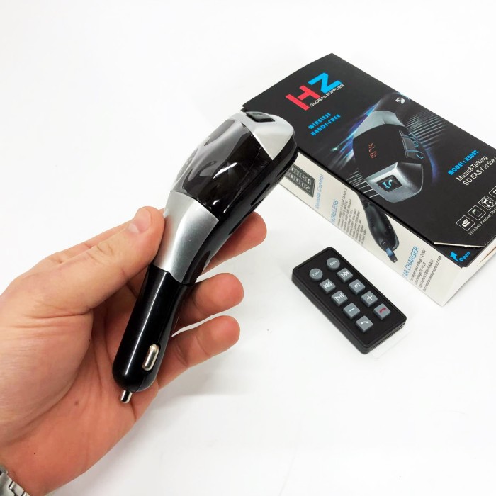 Пристрій для прослуховування музики в автомобілі MP3 Bluetooth H20+BT, Автом. з блютуз HF-43