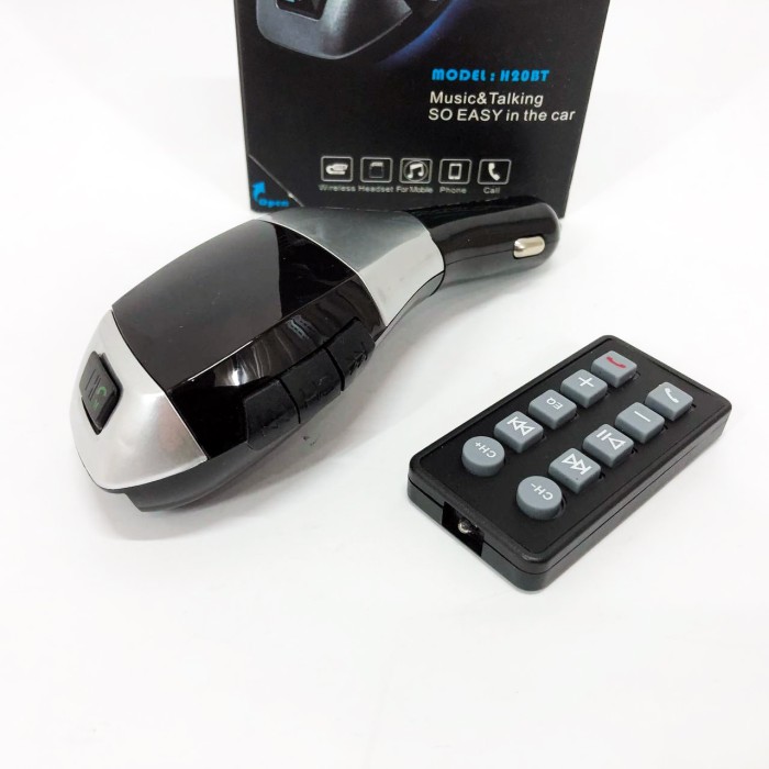 Пристрій для прослуховування музики в автомобілі MP3 Bluetooth H20+BT, Автом. з блютуз HF-43