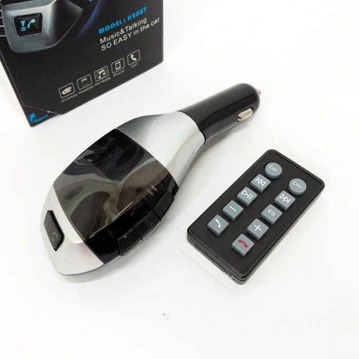 Пристрій для прослуховування музики в автомобілі MP3 Bluetooth H20+BT, Автом. з блютуз HF-43