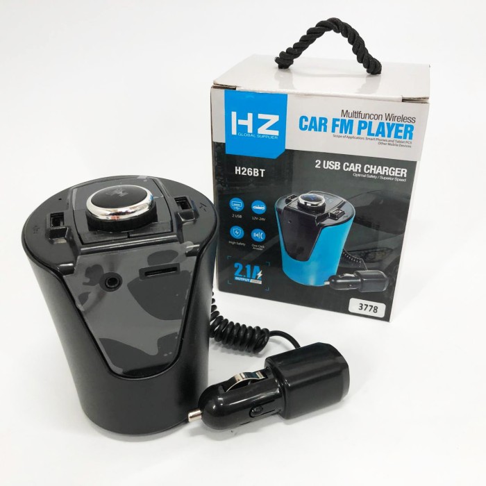 Приймач Bluetooth з FM-трансляцією для автомобіля, Модулятор для мобільних пристроїв в авто KI-65