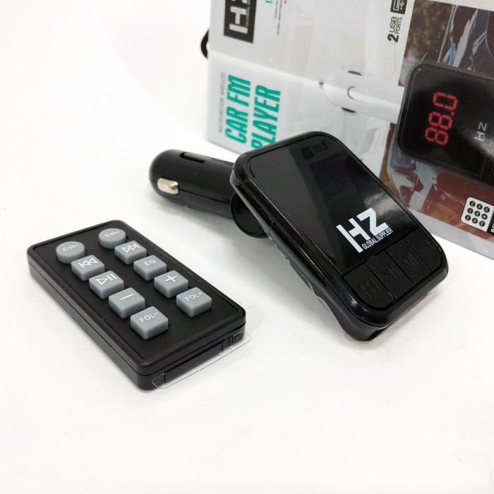Модулятор для мобільних пристроїв в авто HZ H6-12-24V, Bluetooth трансмітер HK-199 для авто