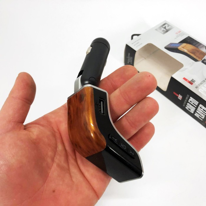 Адаптер в машину з прикурювача H7, Пристрій для передачі музики в авто, Фм трансмітер bluetooth TM-24