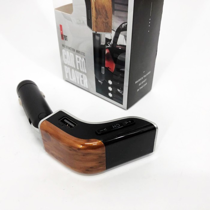 Адаптер в машину з прикурювача H7, Пристрій для передачі музики в авто, Фм трансмітер bluetooth TM-24