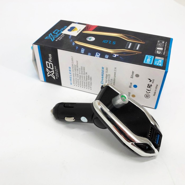 Bluetooth FM-трансмітер для автомобільної аудіосистеми X8, Трансмітер для музики в автомобіль BC-82