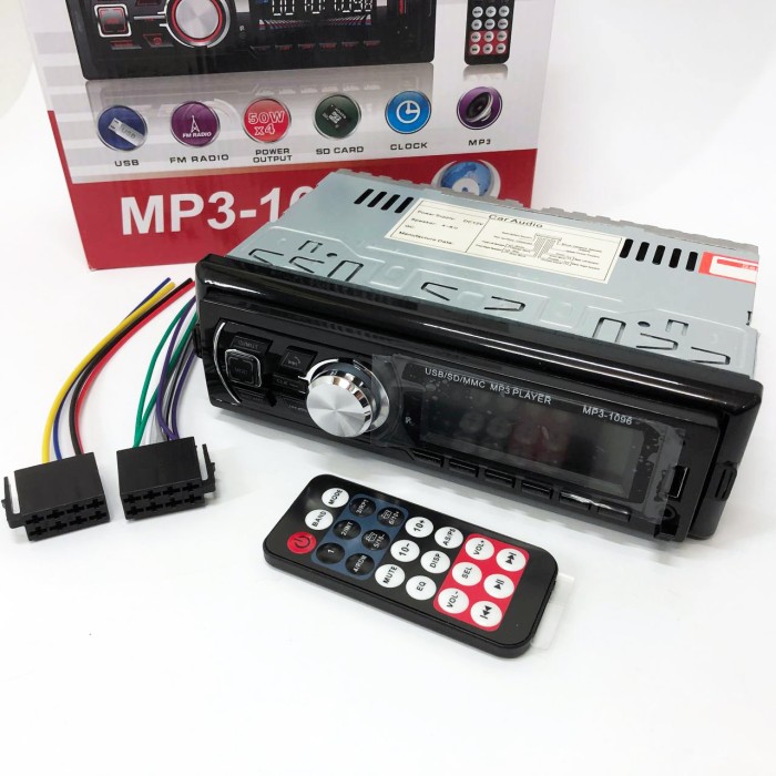 Автомагнітофон 1 din MP3-1096 BT ISO, Автомагнітола з мульти підсвічуванням, Автомагнітоли 1 TX-48