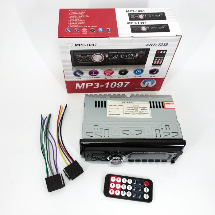 Автомагнітола в штат пристрій магнітола, Автомобільна магнітола стерео звук, Магнітоли з USB DP-97