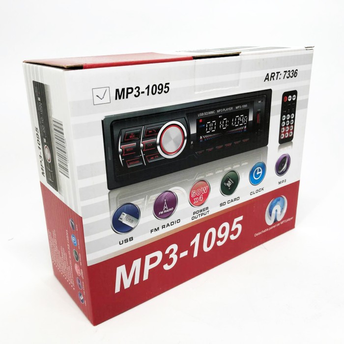 Автомагнітола MP3 1095/7336 BT ISO, Мультимедіа для автомобіля, Автомагнітофон для авто QN-11