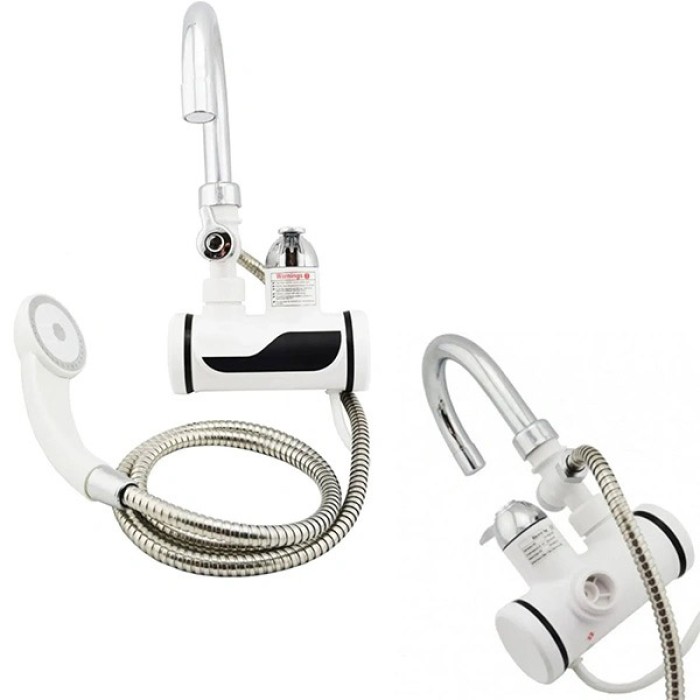 Кран проточний нагрівач Water, Електричні водонагрівачі, Нагрівник миттєвий насадка на кран GO-26