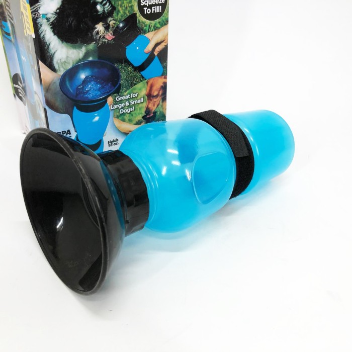 Поїлка для собак дорожня переносна Aqua Dog 537 мл портативна пляшка для великих та дрібних собак FS-97 JD-96