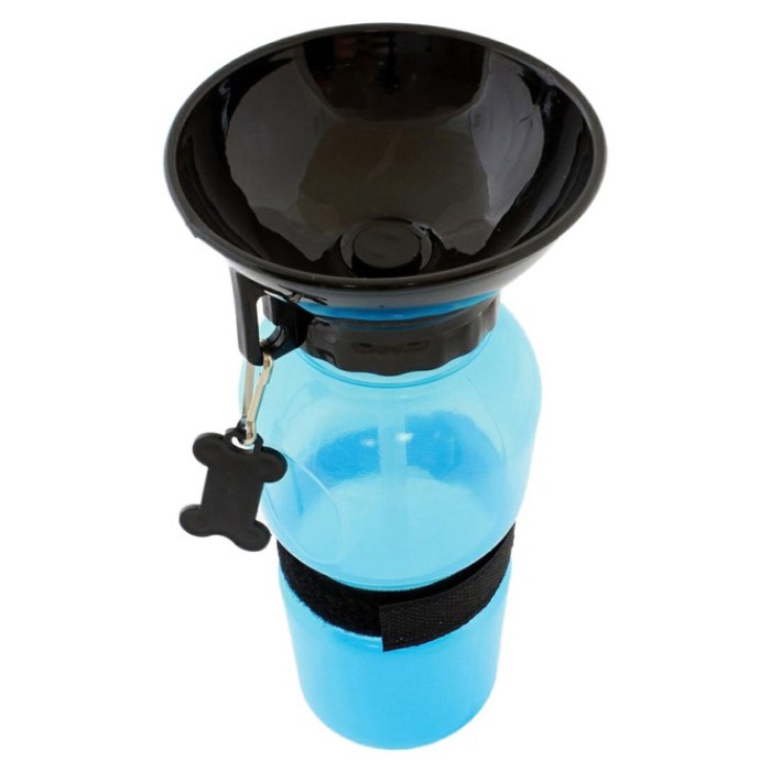 Поїлка для собак дорожня переносна Aqua Dog 537 мл портативна пляшка для великих та дрібних собак FS-97 JD-96