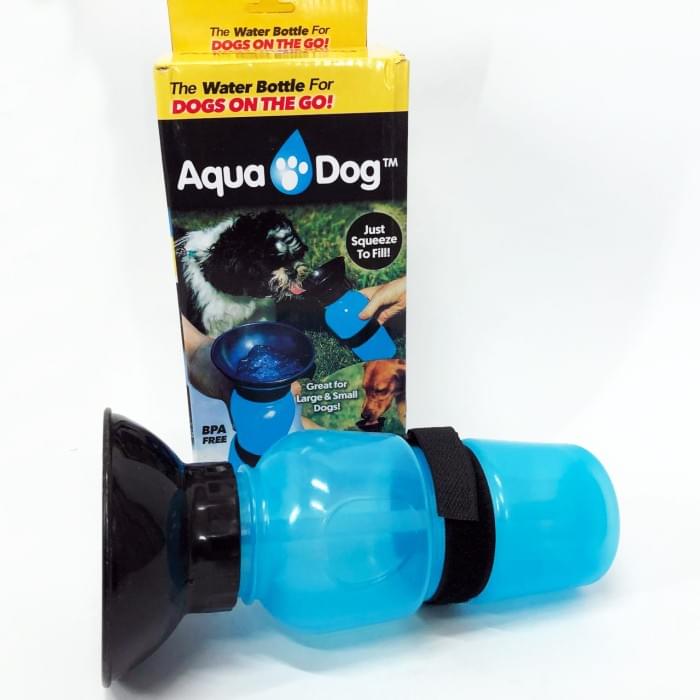 Поїлка для собак дорожня переносна Aqua Dog 537 мл портативна пляшка для великих та дрібних IJ-803 собак FS-97