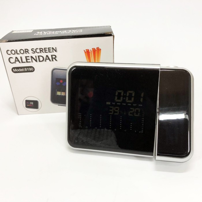 Настільний годинник з відображенням температури і вологості DS-8190 2573, Маленький настільний годинник UD-93