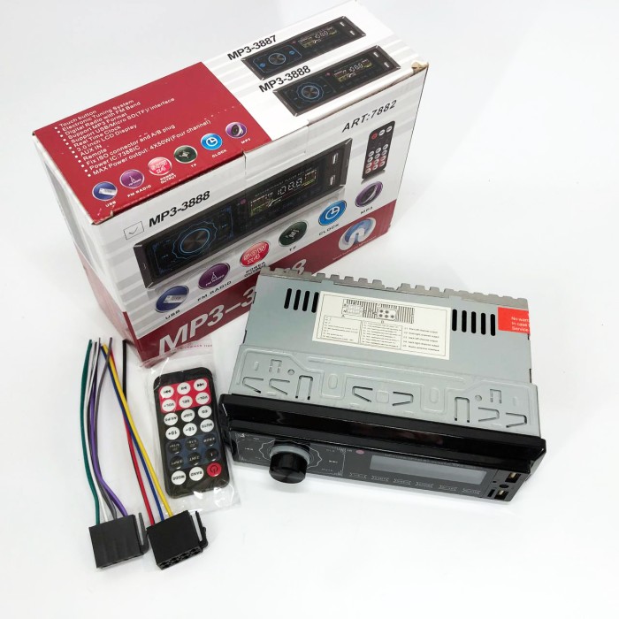 Автомагнітола магнітола в авто з Usb MP3 3888 ISO 1DIN FM, Автомагнітола з диском MS-927 1 DIN