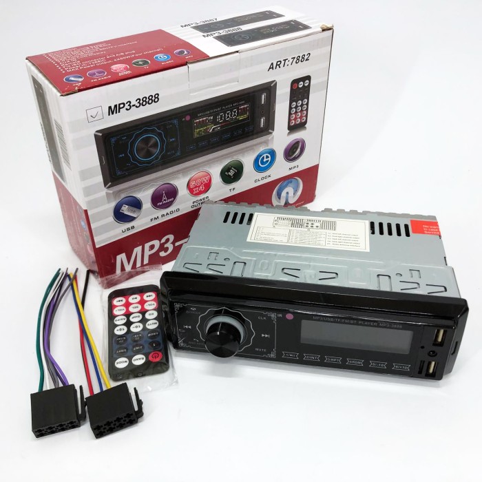 Автомагнітола магнітола в авто з Usb MP3 3888 ISO 1DIN FM, Автомагнітола з диском MS-927 1 DIN