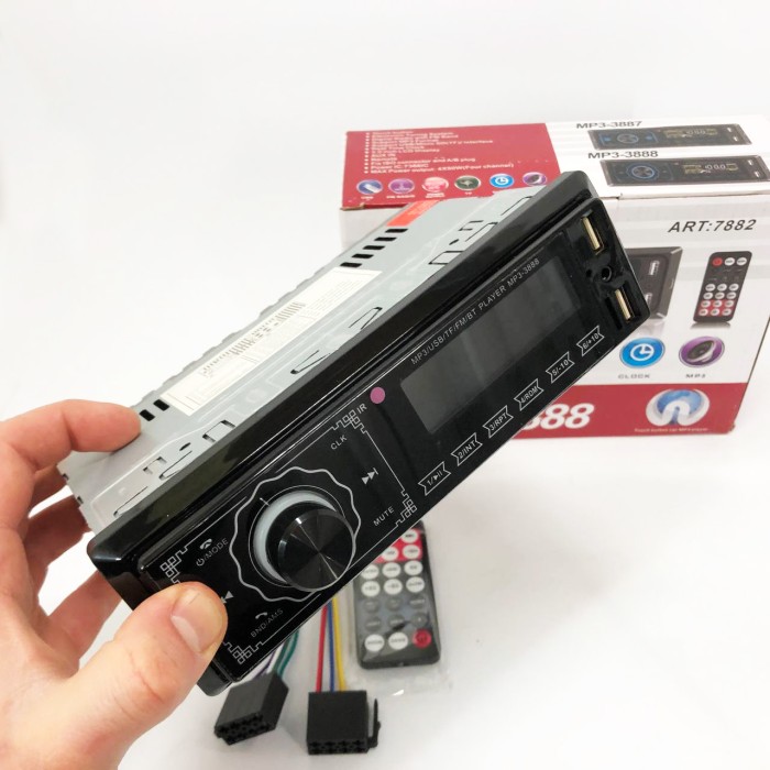 Автомагнітола магнітола в авто з Usb MP3 3888 ISO 1DIN FM, Автомагнітола з диском MS-927 1 DIN