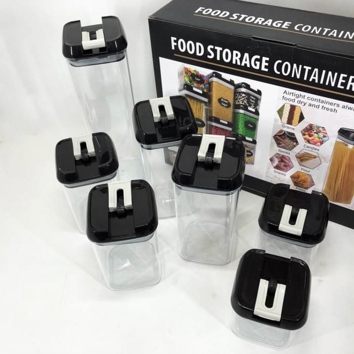 Набір контейнерів для їжі FOOD Storage Container Set на клямках із ущільнювачем із JC-641 7 предметів