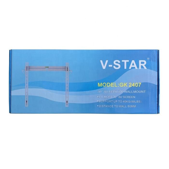 Кронштейн для tv фіксований 30-80 дюймів V-STAR GK 2407, Стійки кронштейни YV-848 для тв