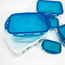 Набір контейнерів UNIQUE UN-1514 5шт. Колір: блакитний UC-26