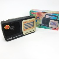 Радіоприймач портативний аналоговий KIPO, Ретро радіоприймач аналоговий, Приймач ретро стиль QY-86