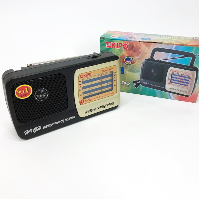 Радіоприймач портативний аналоговий KIPO, Ретро радіоприймач аналоговий, Приймач ретро стиль QY-86