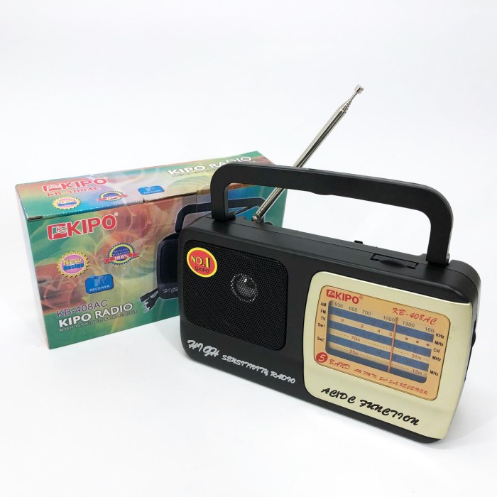 Радіоприймач портативний аналоговий KIPO, Ретро радіоприймач аналоговий, Приймач ретро стиль QY-86