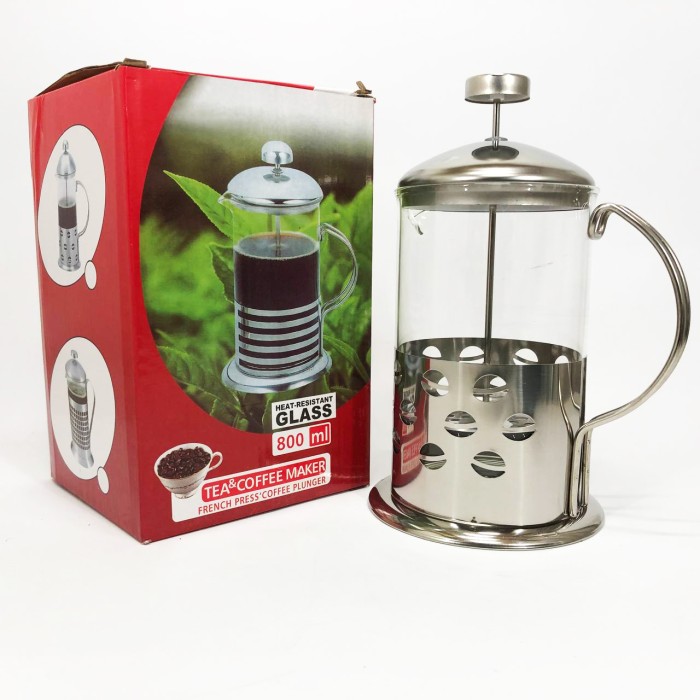 Френч-прес з ручкою Unique, Стильний френч-прес для чаю та кави для заварювання кави ZR-46