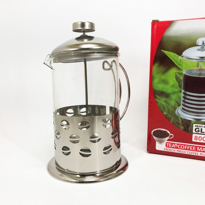 Френч-прес з ручкою Unique, Стильний френч-прес для чаю та кави для заварювання кави ZR-46