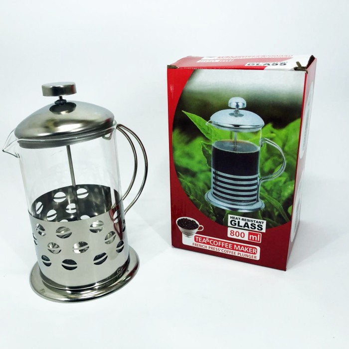 Френч-прес з ручкою Unique, Стильний френч-прес для чаю та кави для заварювання кави ZR-46