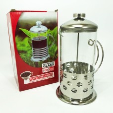 Чайник заварювальний скляний якісний на кухню Unique, Френч-прес для кафе, Френч-прес красивий AL-59