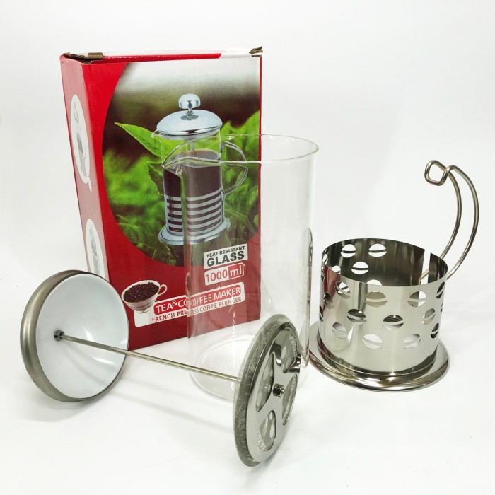 Скляний чайник для кави та чаю Unique, Оригінальний заварник для чаю, Скляний заварник RK-37