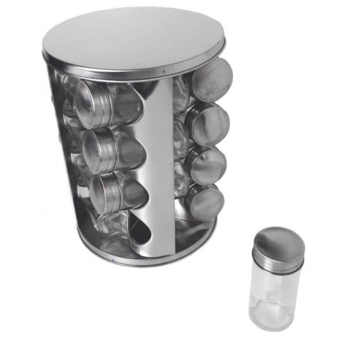 Пористий органайзер для зберігання спецій UNIQUE UN-1303, Баночка для спецій на рейлінг SV-59