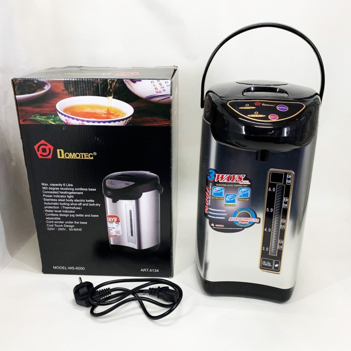 Термопот з підтримкою температури Domotec, Термопот для дому для дому та офісу AQ-33