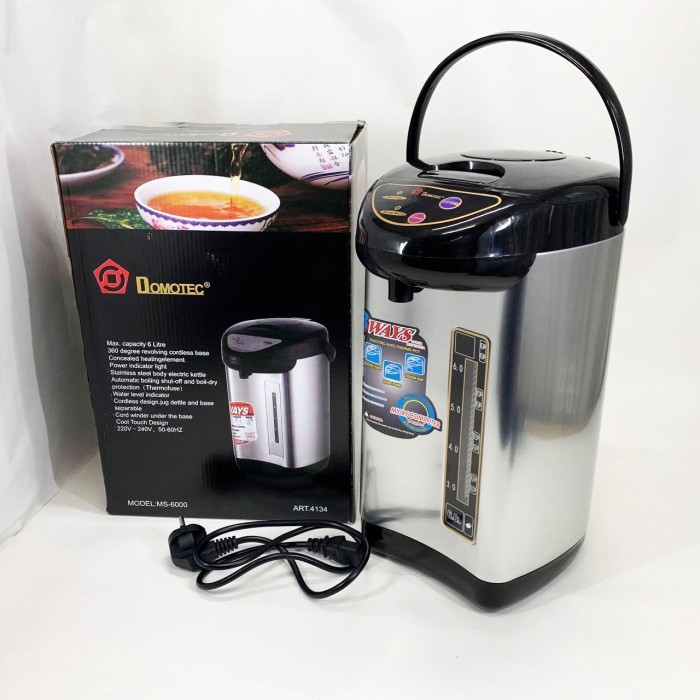 Термопот з підтримкою температури Domotec, Термопот для дому для дому та офісу AQ-33