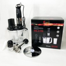 Блендер класичний Domotec MS-5106 800 W, Блендер для дитячого пюре кухня, Блендери для коктейлів OT-16