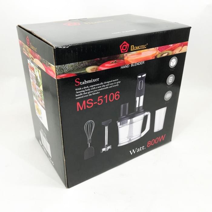 Блендер для дитячого пюре Domotec MS-5106 800 W, Блендер для приготування коктейлів AJ-424 і смузі