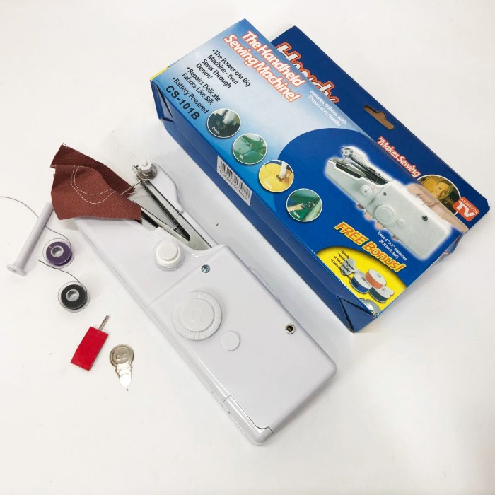 Портативна міні-швейна машинка HANDY SWITCH CS-101B, Ручна швейна машинка зручна компактна
