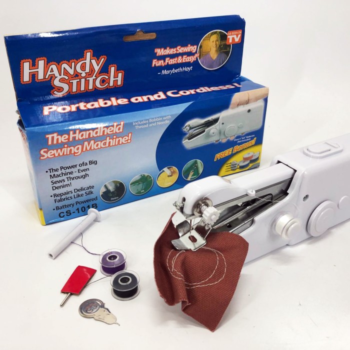 Справжня дитяча швейна машинка HANDY SWITCH CS-101B, Швейна ручна мінімашинка Ручна машинка BT-20