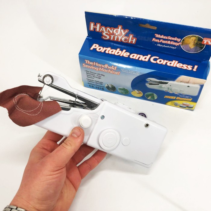 Справжня дитяча швейна машинка HANDY SWITCH CS-101B, Швейна ручна мінімашинка Ручна машинка BT-20