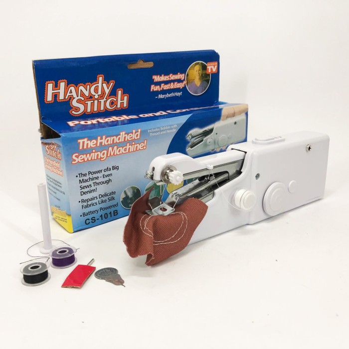 Справжня дитяча швейна машинка HANDY SWITCH CS-101B, Швейна ручна мінімашинка Ручна машинка BT-20