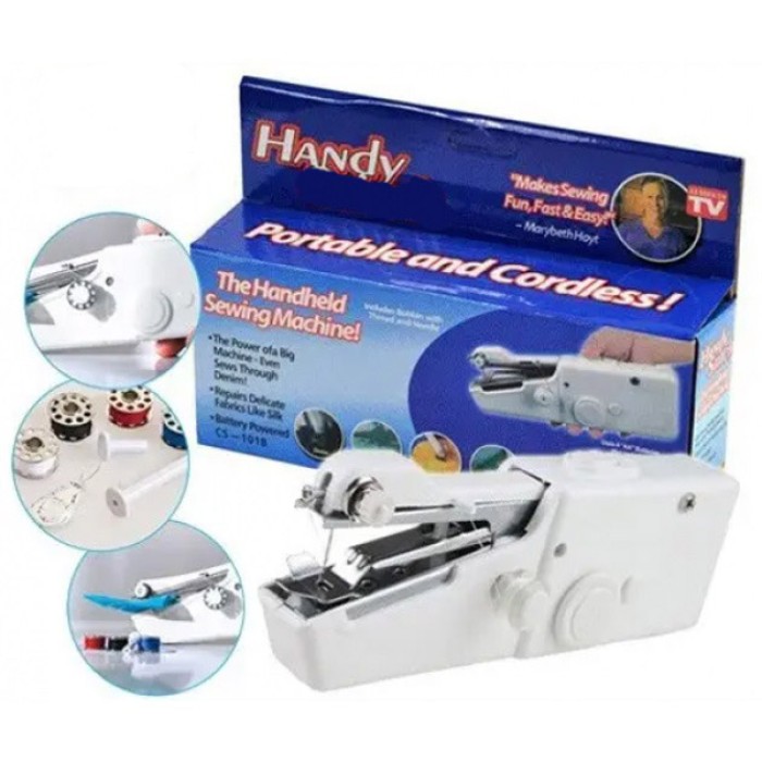 Справжня дитяча швейна машинка HANDY SWITCH CS-101B, Швейна ручна мінімашинка Ручна машинка BT-20