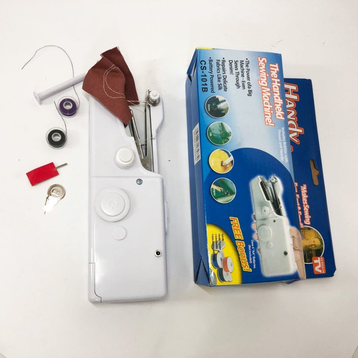 Справжня дитяча швейна машинка HANDY SWITCH CS-101B, Швейна ручна мінімашинка Ручна машинка BT-20