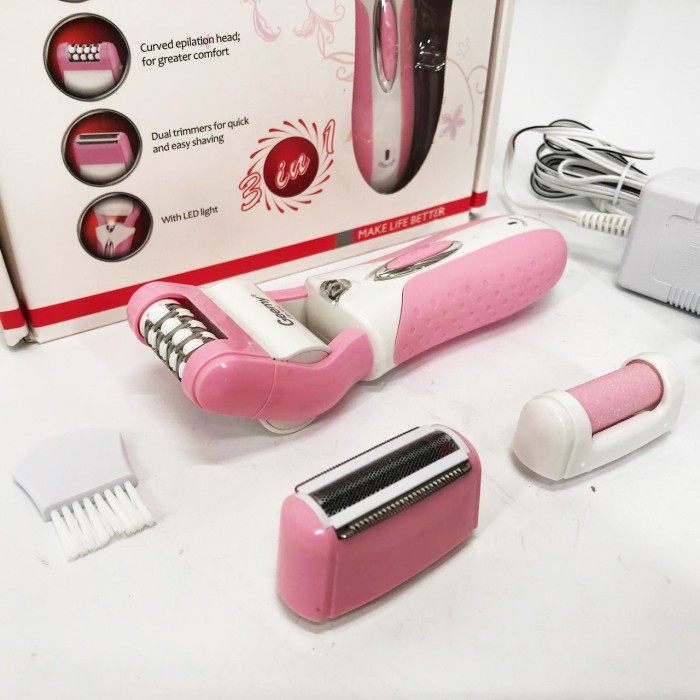 Машинка для стрижки тример для стрижки волосся Gemei Жіночий акумуляторний епілятор тіла NM-39