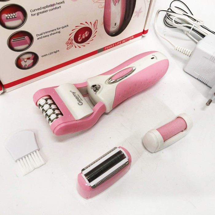 Машинка для стрижки тример для стрижки волосся Gemei Жіночий акумуляторний епілятор тіла NM-39