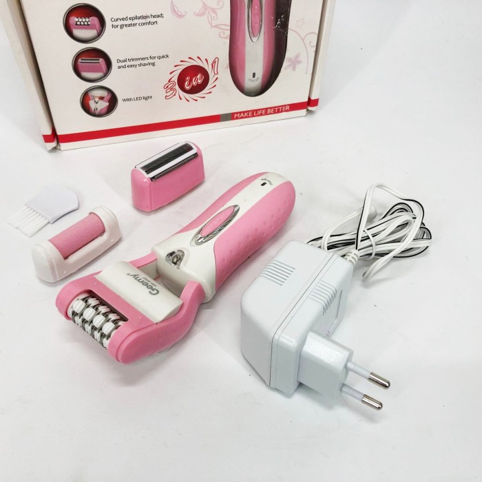 Машинка для стрижки тример для стрижки волосся Gemei Жіночий акумуляторний епілятор тіла NM-39