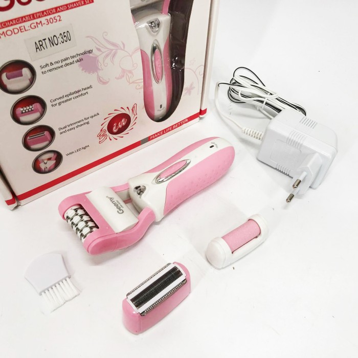 Машинка для стрижки тример для стрижки волосся Gemei Жіночий акумуляторний епілятор тіла NM-39